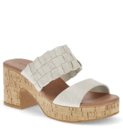 Mavis Block Heel Slide Sandal