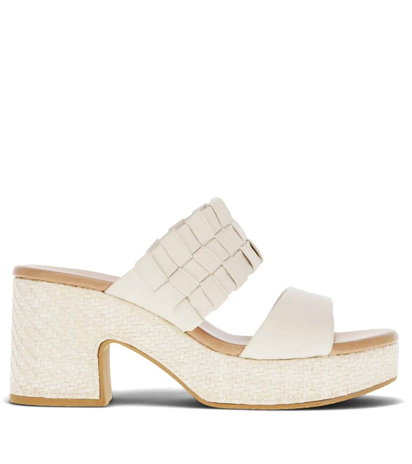 Mavis Block Heel Slide Sandal