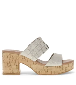 Mavis Block Heel Slide Sandal