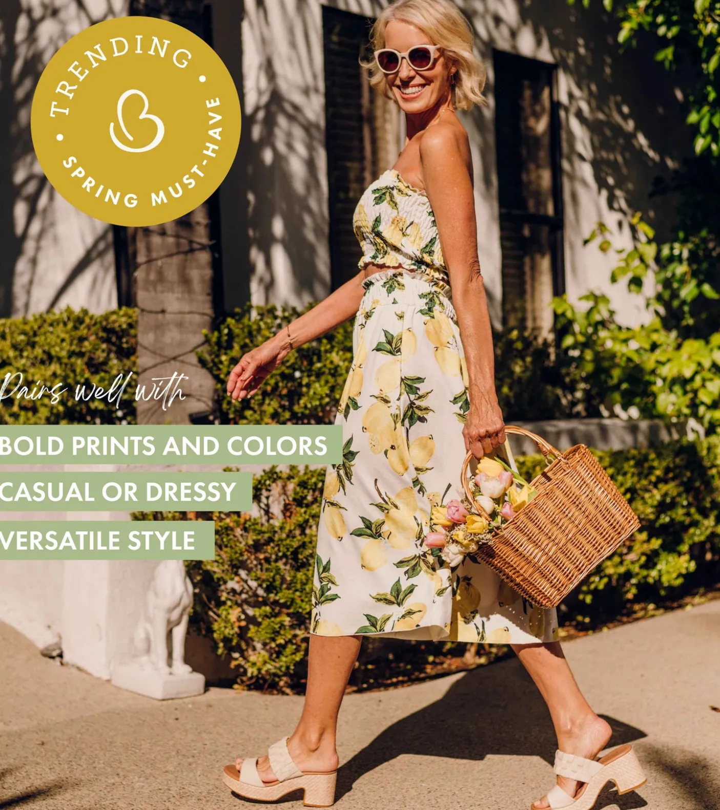 Mavis Block Heel Slide Sandal