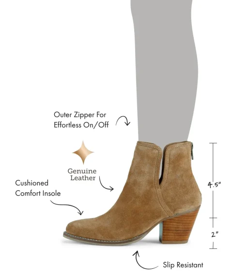 Nanny Block Heel Bootie