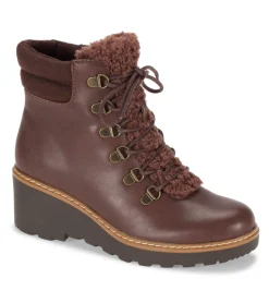 Nasha Lace Up Wedge Bootie