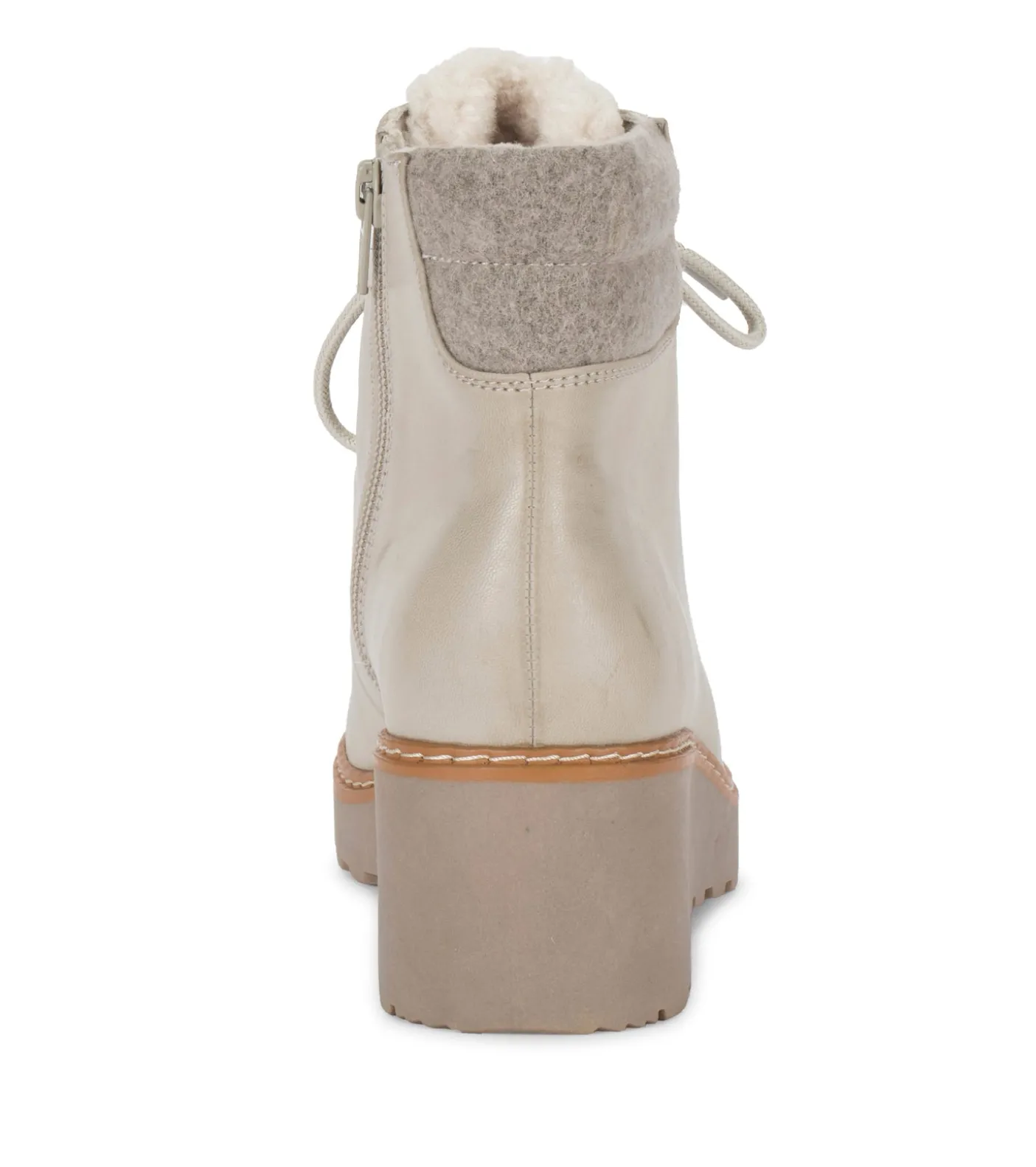 Nasha Lace Up Wedge Bootie