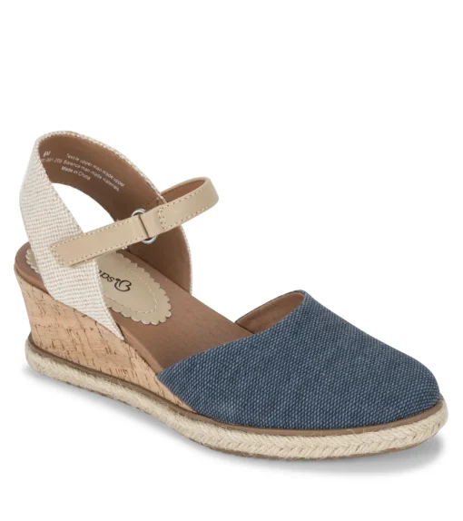 Ocean Closed Toe Wedge Sandal