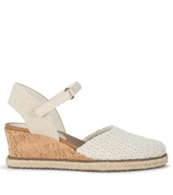 Ocean Closed Toe Wedge Sandal