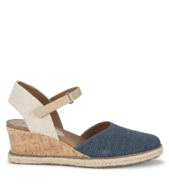 Ocean Closed Toe Wedge Sandal