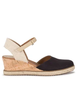 Ocean Closed Toe Wedge Sandal