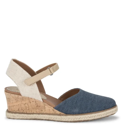 Ocean Closed Toe Wedge Sandal