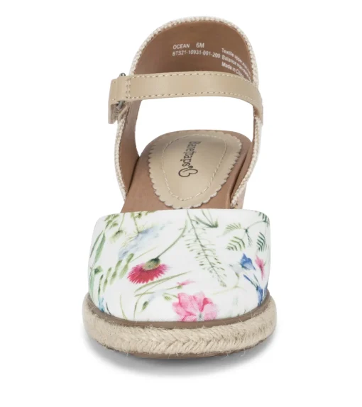Ocean Closed Toe Wedge Sandal