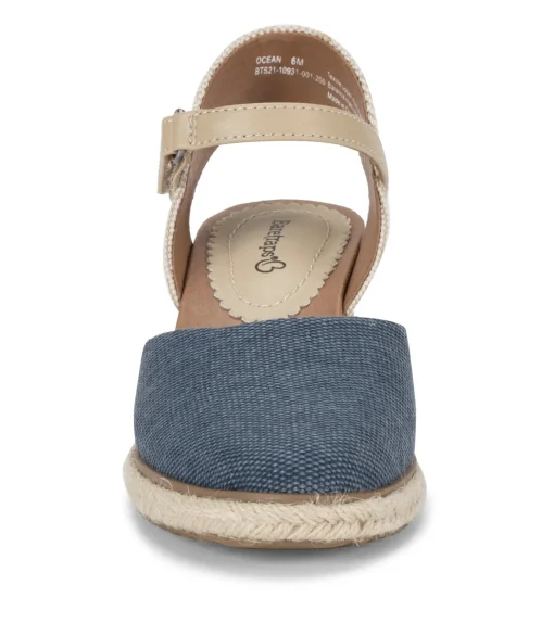 Ocean Closed Toe Wedge Sandal