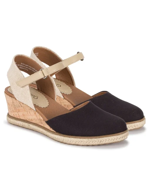 Ocean Closed Toe Wedge Sandal