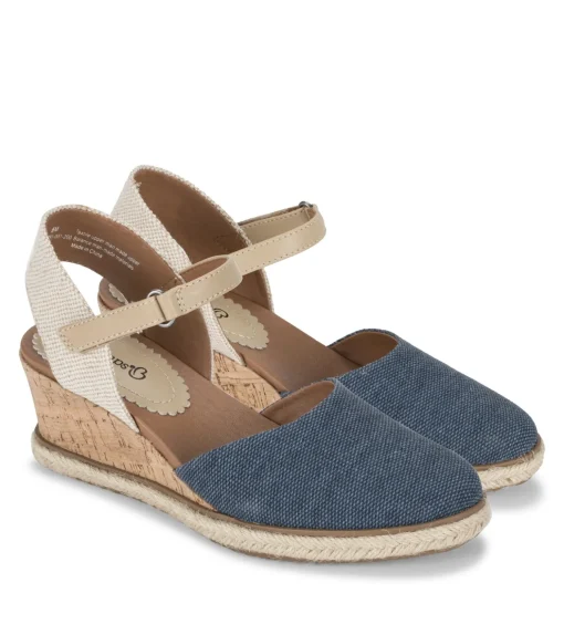 Ocean Closed Toe Wedge Sandal