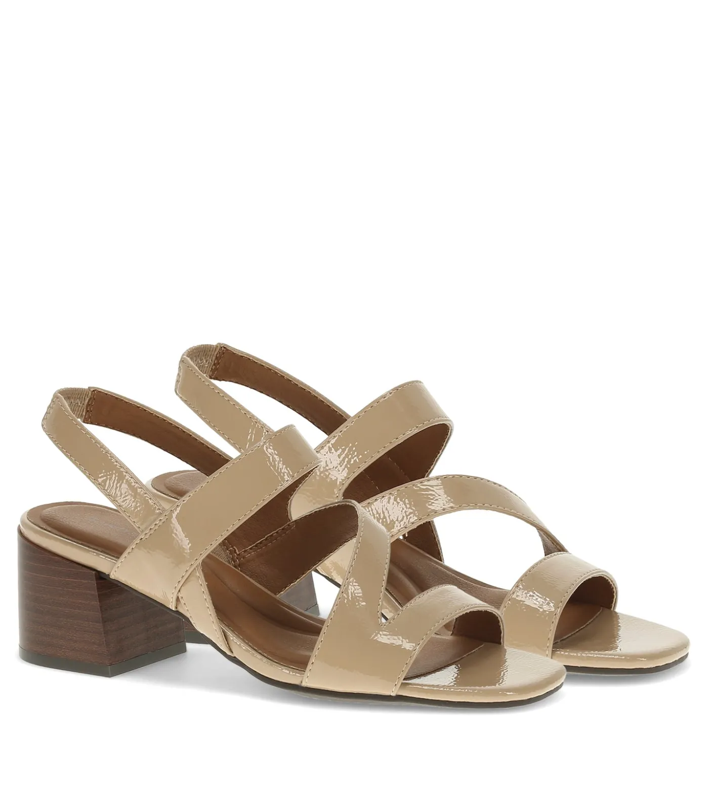 Posha Block Heel Sandal