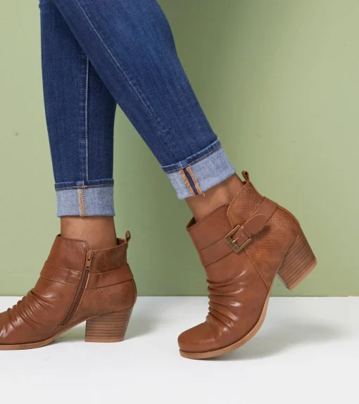 Rebel Block Heel Bootie