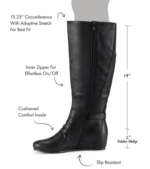 Sammy Tall Wedge Boot
