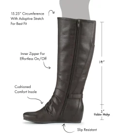 Sammy Tall Wedge Boot