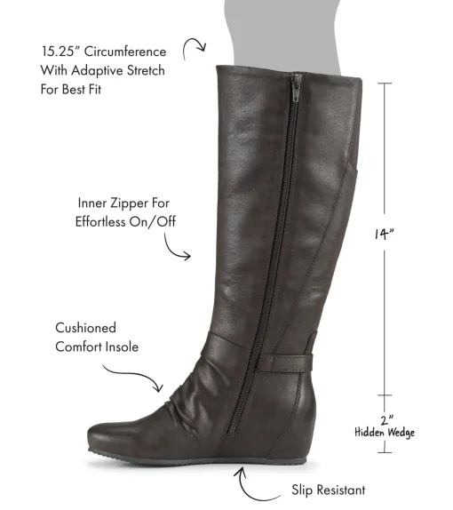 Sammy Tall Wedge Boot