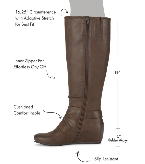 Scarlett Tall Wedge Boot