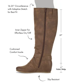 Scarlett Tall Wedge Boot