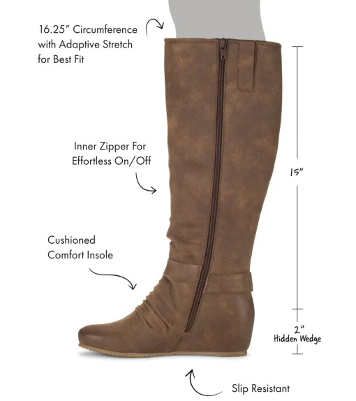 Scarlett Tall Wedge Boot