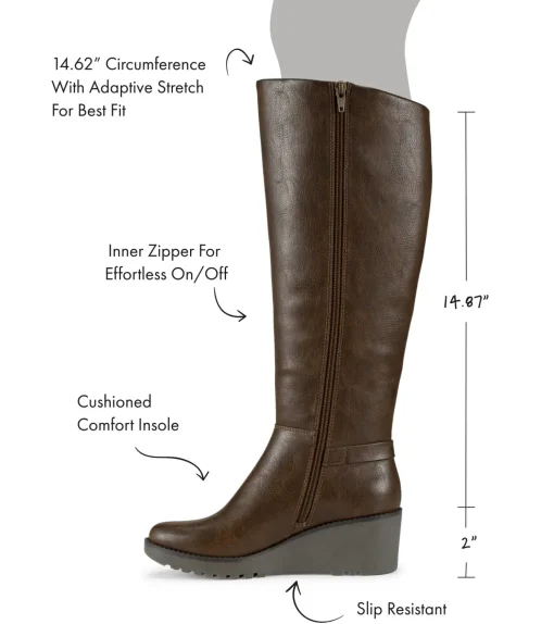 Winifred Tall Wedge Boot