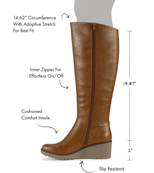 Winifred Tall Wedge Boot
