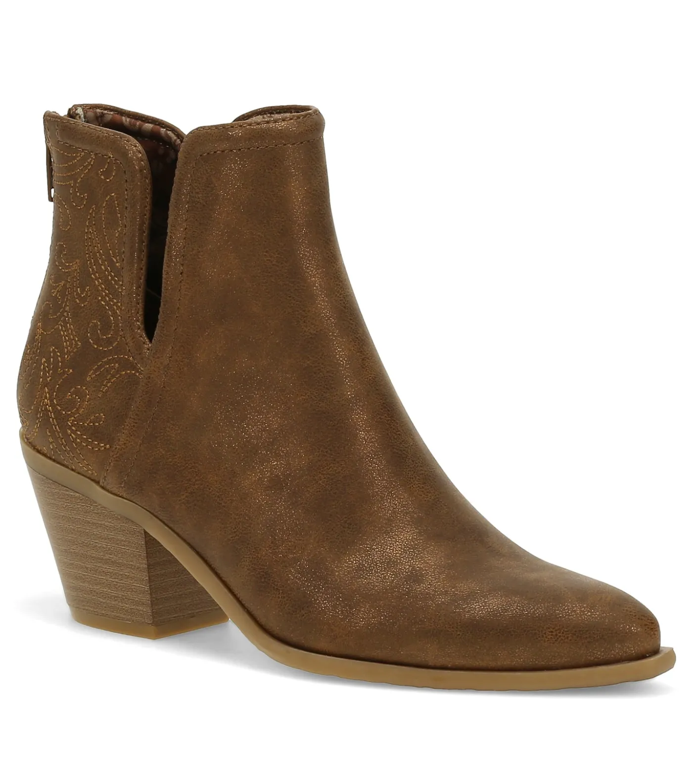 Yara Block Heel Bootie
