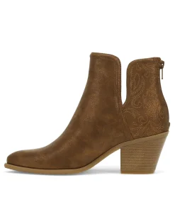 Yara Block Heel Bootie