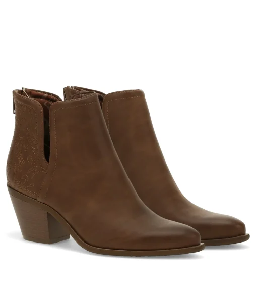 Yara Block Heel Bootie