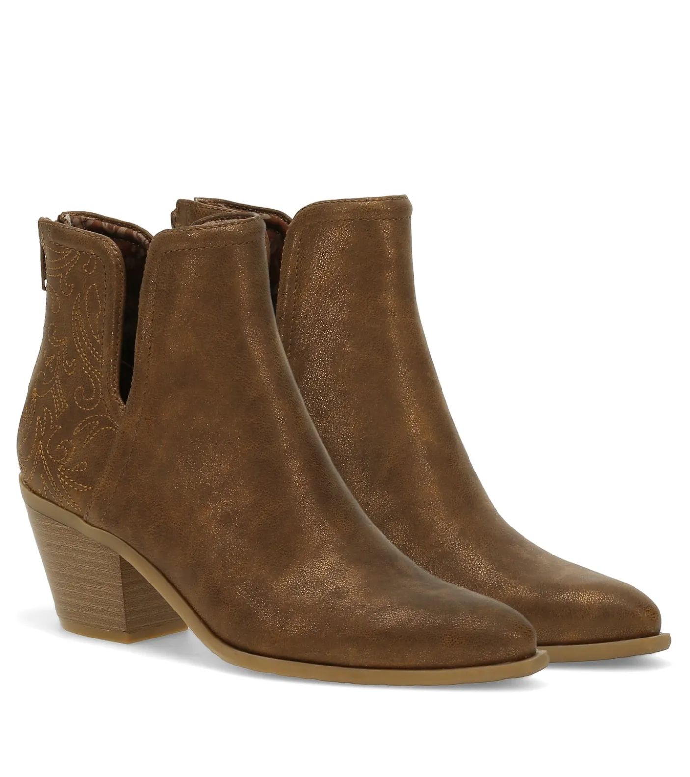 Yara Block Heel Bootie