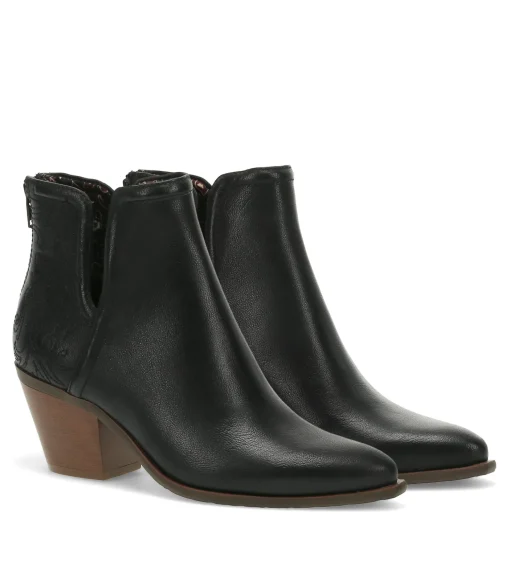 Yara Block Heel Bootie