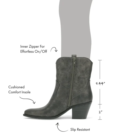 Yenni Western Boot